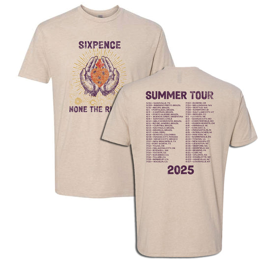 Sixpence 2025 Tour T - Heather Cream