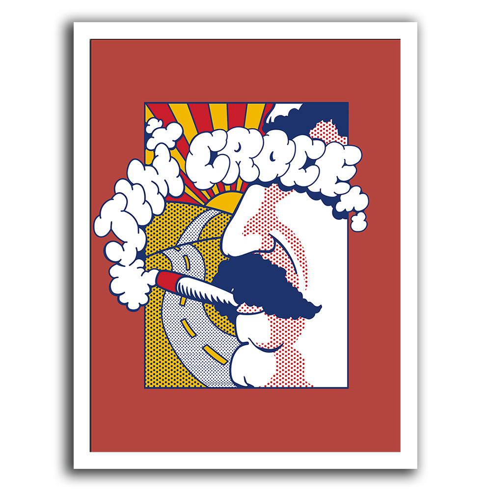 Jim Croce Smokin' Screen Print