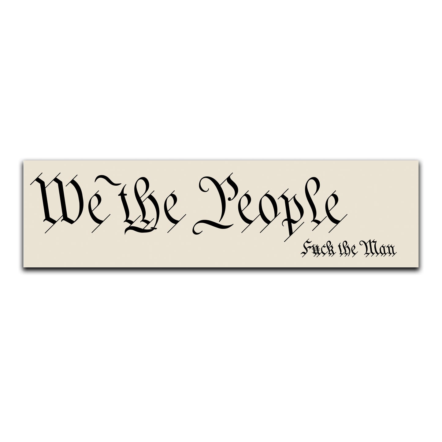 We The People Bumper Sticker