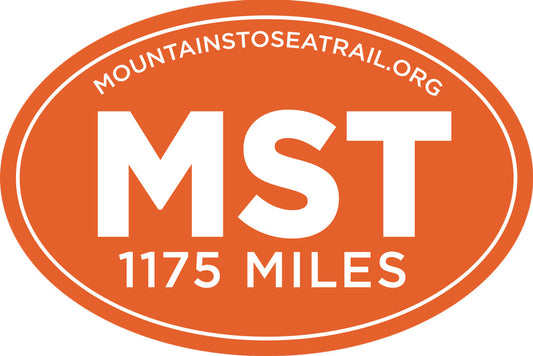 Orange Oval MST Bumper Sticker