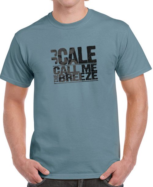Block Logo T - Stone Blue