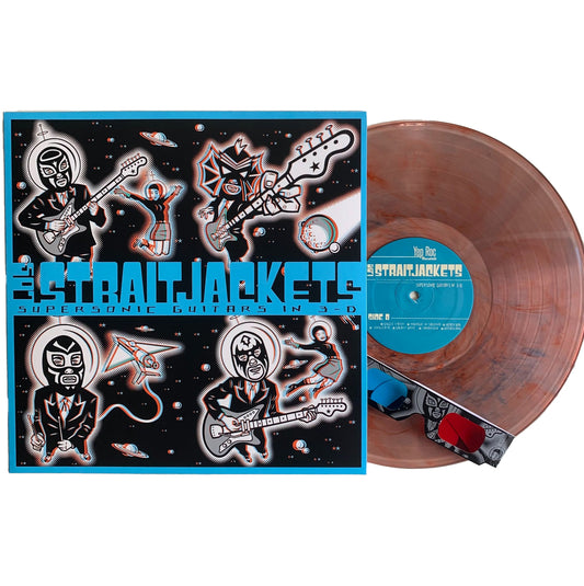 Supersonic Guitars in 3-D LP, Limited Edition Red & Blue Swirl Vinyl