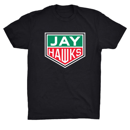 Jayhawks Tag T - Black