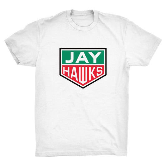 Jayhawks Tag T - White