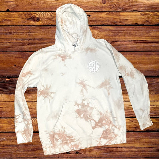 Don't Put The World On Your Shoulders Lyric Pullover Tie Dye Hoodie
