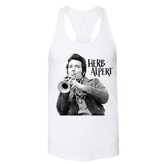 Women's Trumpet Racerback Tank -  White