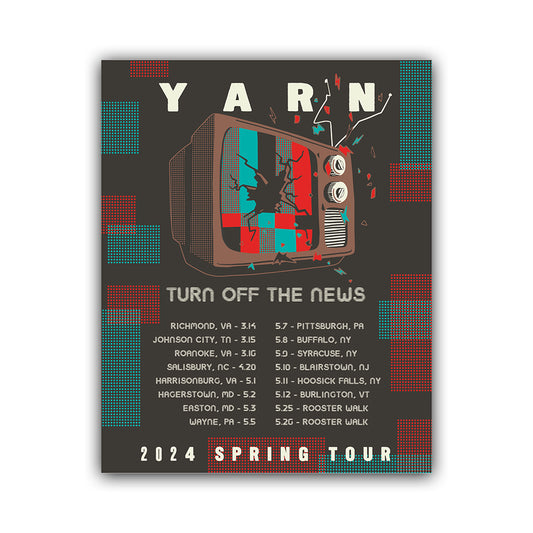 POSTER - Turn Off The News Tour