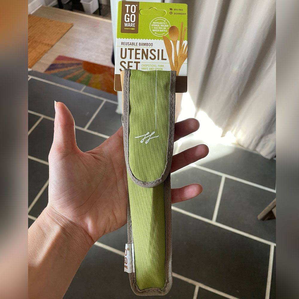 LL Logo Bamboo Utensil Set
