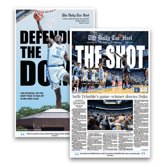 The Daily Tar Heel - Victory Paper + Rivalry Edition Bundle - February 9, 2026