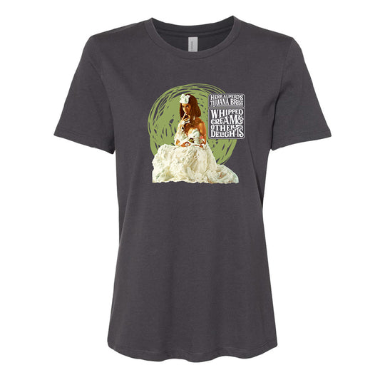 Women's Whipped Cream & Other Delights Album Cover T - Dark Grey
