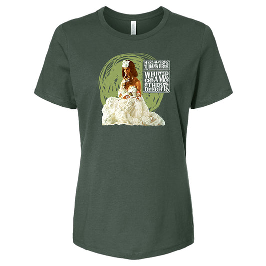 Women's Whipped Cream & Other Delights Album Cover T - Military Green