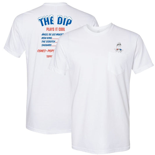 The Dip Plays It Cool Pocket T - White