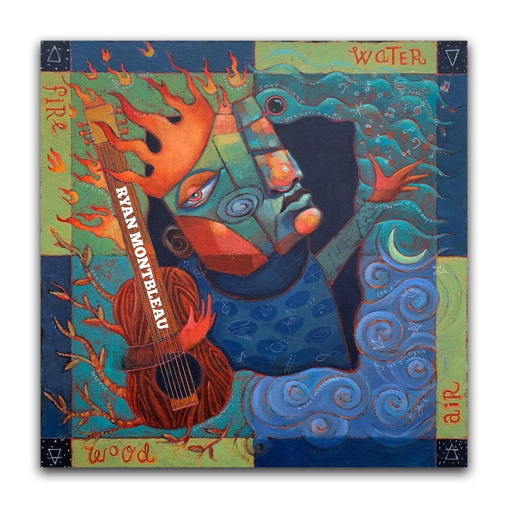 Wood, Fire, Water and Air Cover Art Poster