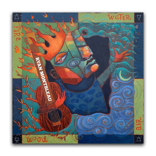 Wood, Fire, Water and Air Cover Art Poster