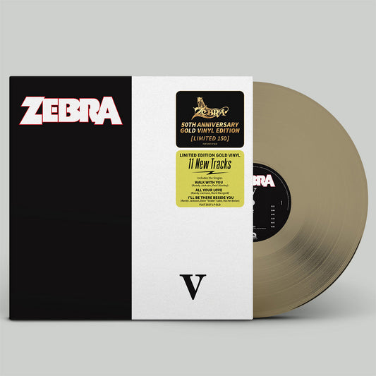 [PRE-ORDER] Zebra V LP - Limited Edition 50th Anniversary Gold Vinyl
